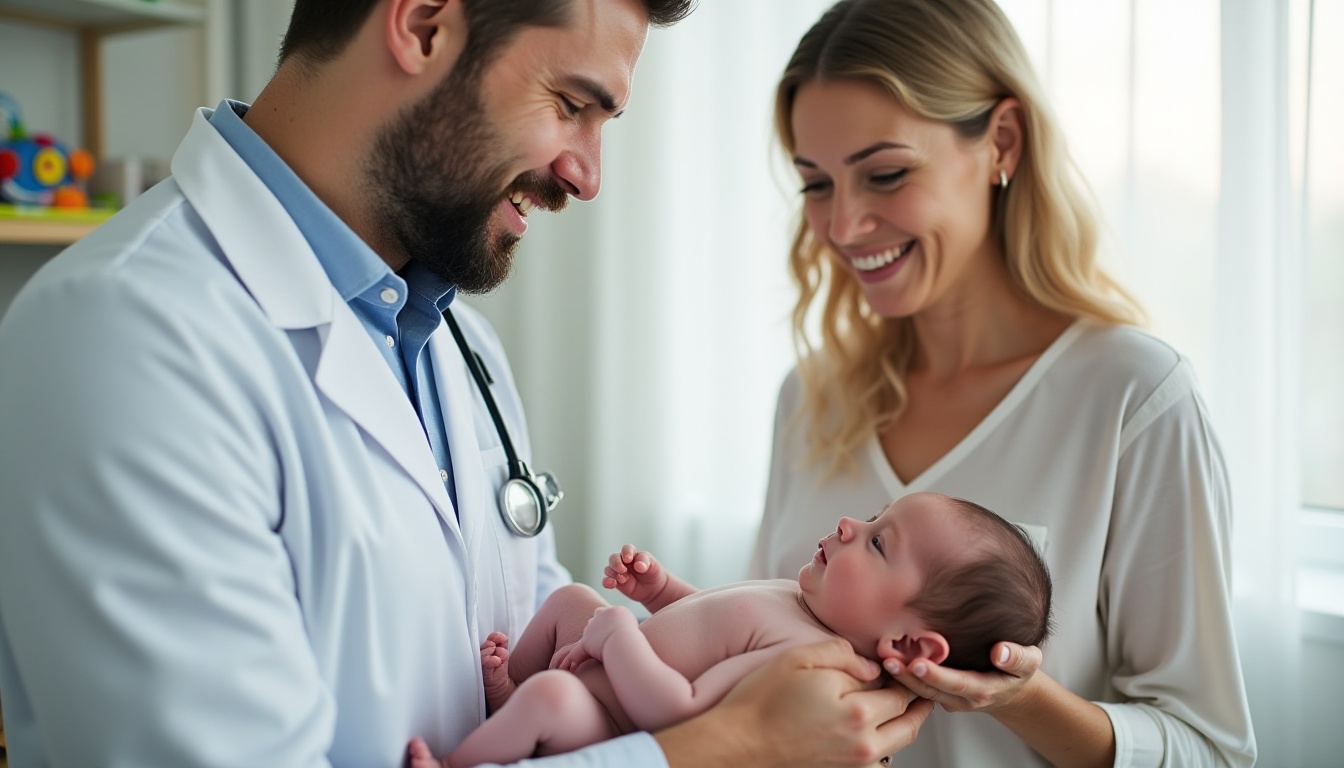Saving Mothers and Children__a-kind-male-pediatrician-with-dark-hair-is-attenti__54038